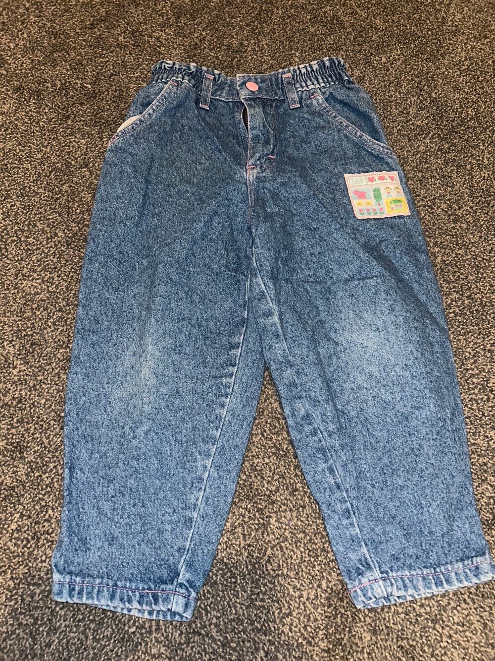 Vintage 1980s lee girls jeans size 4t